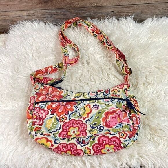 Vera Bradley Hope Garden Maggie Hobo Purse Retired Pattern Floral Cottagecore - Picture 1 of 10